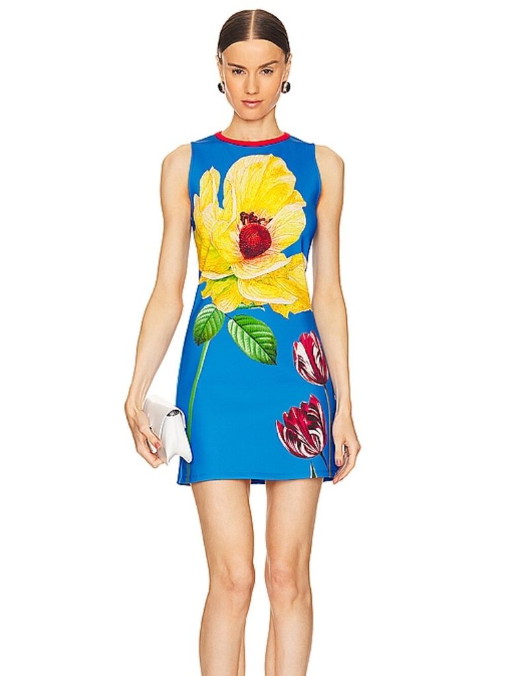 Alice + Olivia Wynell Royal Blue Floral Mini Dress